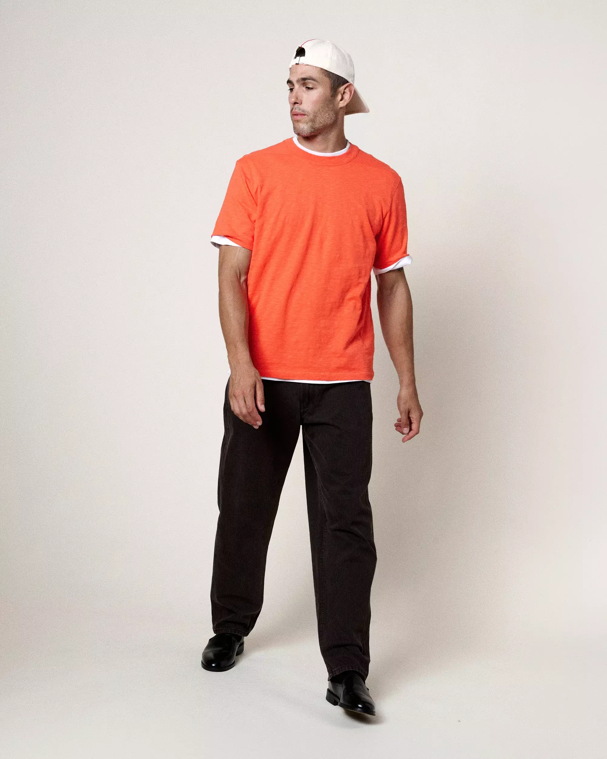 Homecore Robert Bright Orange T-Shirt Herren orange